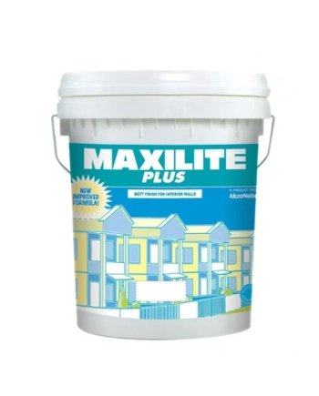 DULUX MAXILITE PLUS MATT FINISH FOR INTERIOR WALLS PAINT 18L WHITE
