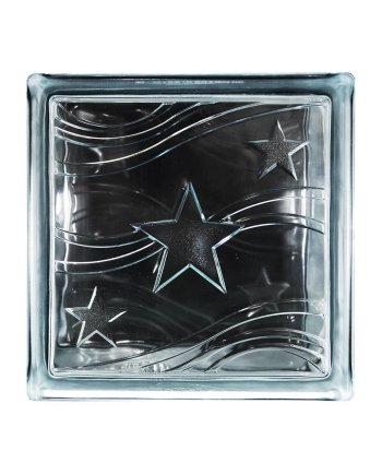 CHANG KAEW GLASS BLOCK 19X19X9CM STAR WHITE