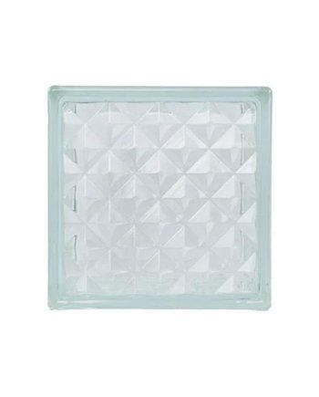CHANG KAEW GLASS BLOCK 19X19X9CM BIG GEM WHITE